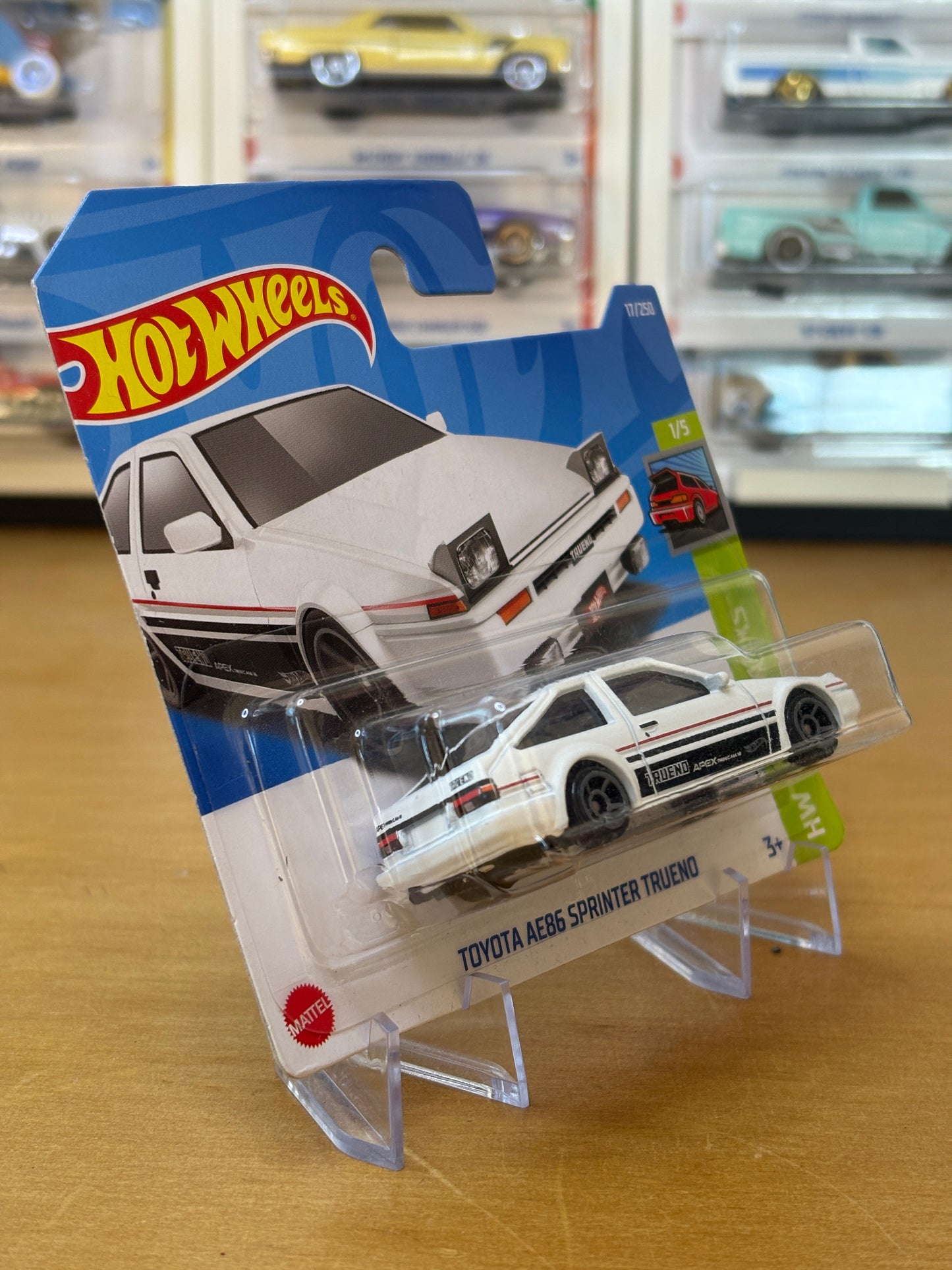 Hot Wheels Mainline / Toyota AE86 Sprinter Trueno / 2021 Hatchbacks 1/5