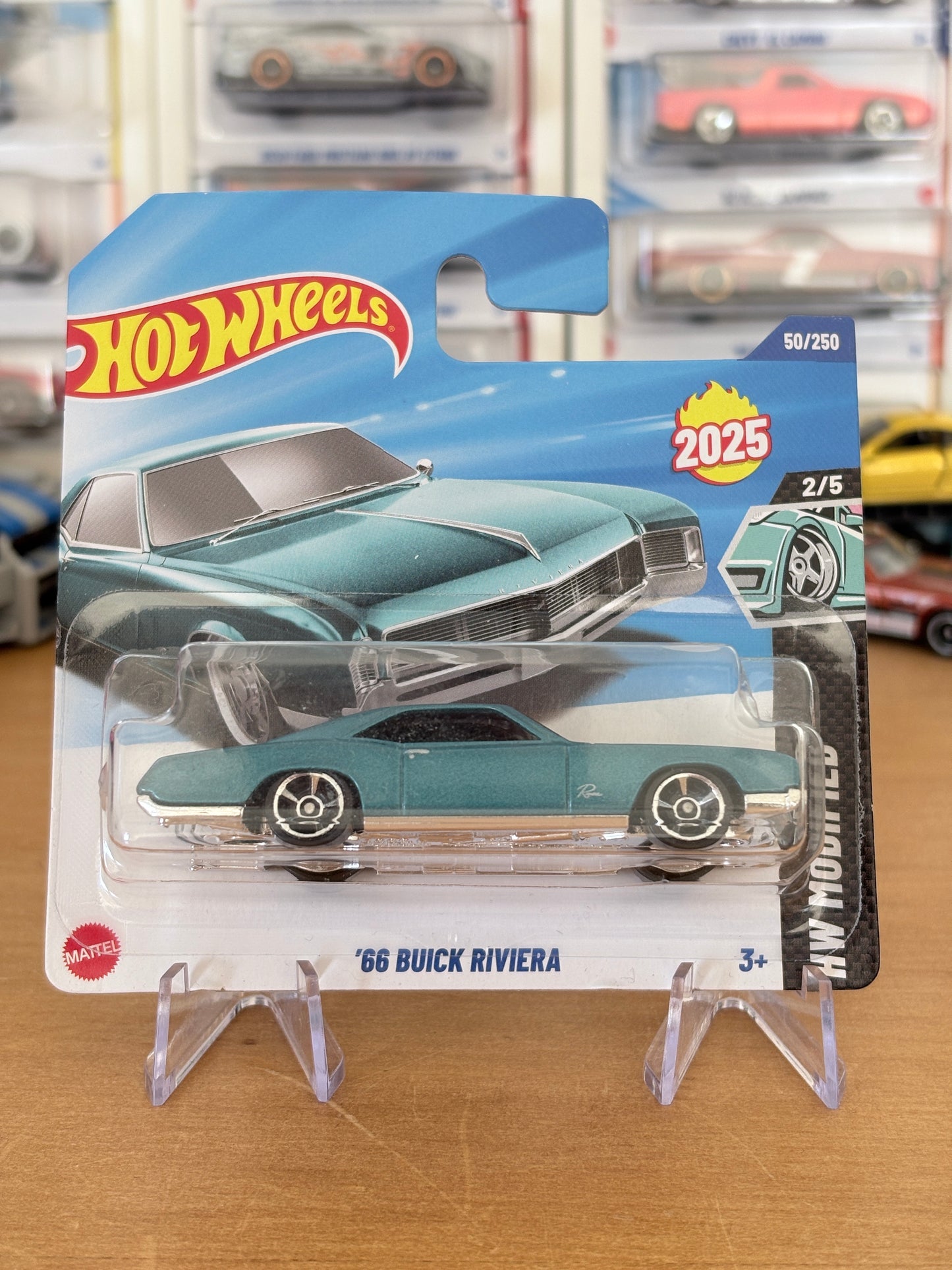 Hot Wheels '66 Buick Riviera | 2025 HW Modified 2/5 (Short Card) BLUE
