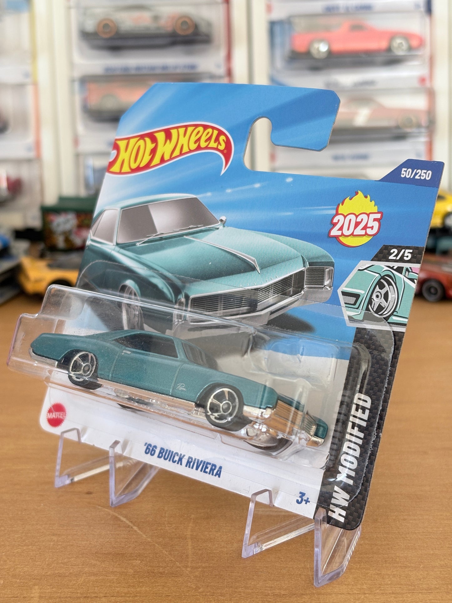 Hot Wheels '66 Buick Riviera | 2025 HW Modified 2/5 (Short Card) BLUE
