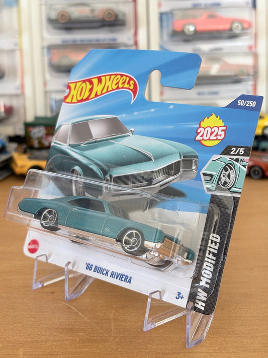 Hot Wheels '66 Buick Riviera | 2025 HW Modified 2/5 (Short Card) BLUE