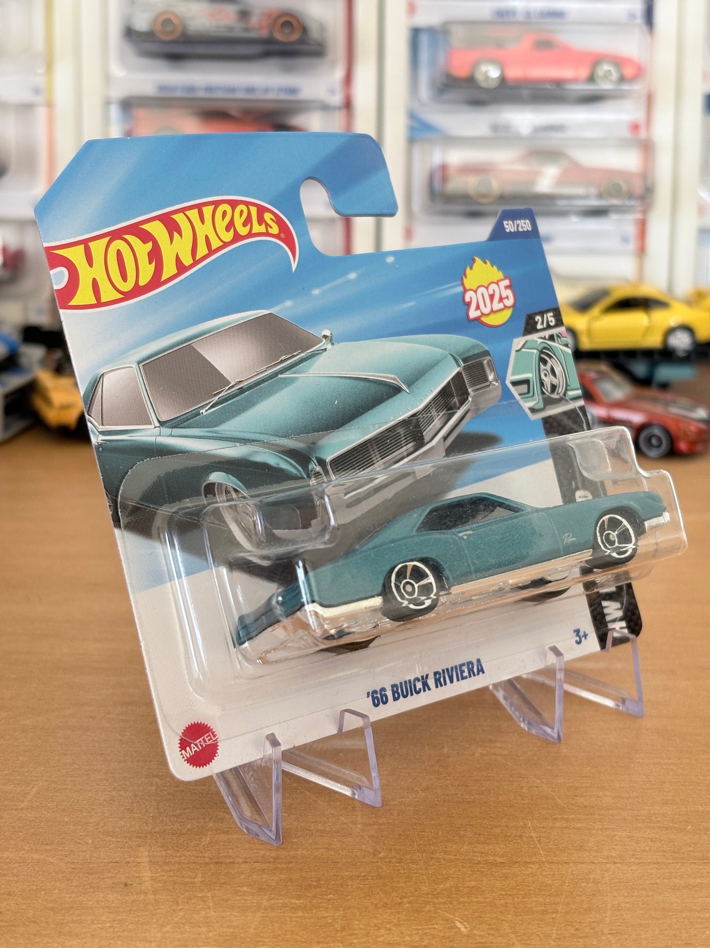 Hot Wheels '66 Buick Riviera | 2025 HW Modified 2/5 (Short Card) BLUE