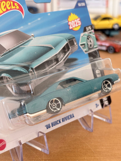 Hot Wheels '66 Buick Riviera | 2025 HW Modified 2/5 (Short Card) BLUE