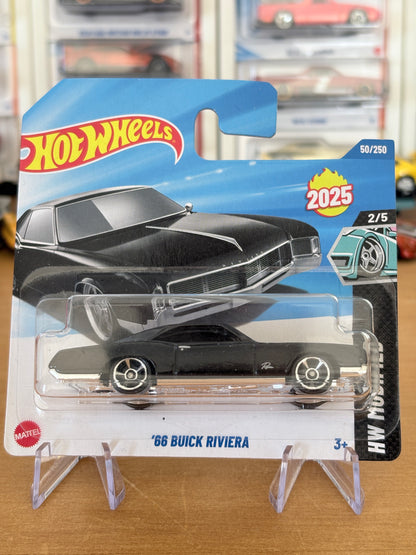 Hot Wheels '66 Buick Riviera | 2025 HW Modified 2/5 (Short Card) BLACK