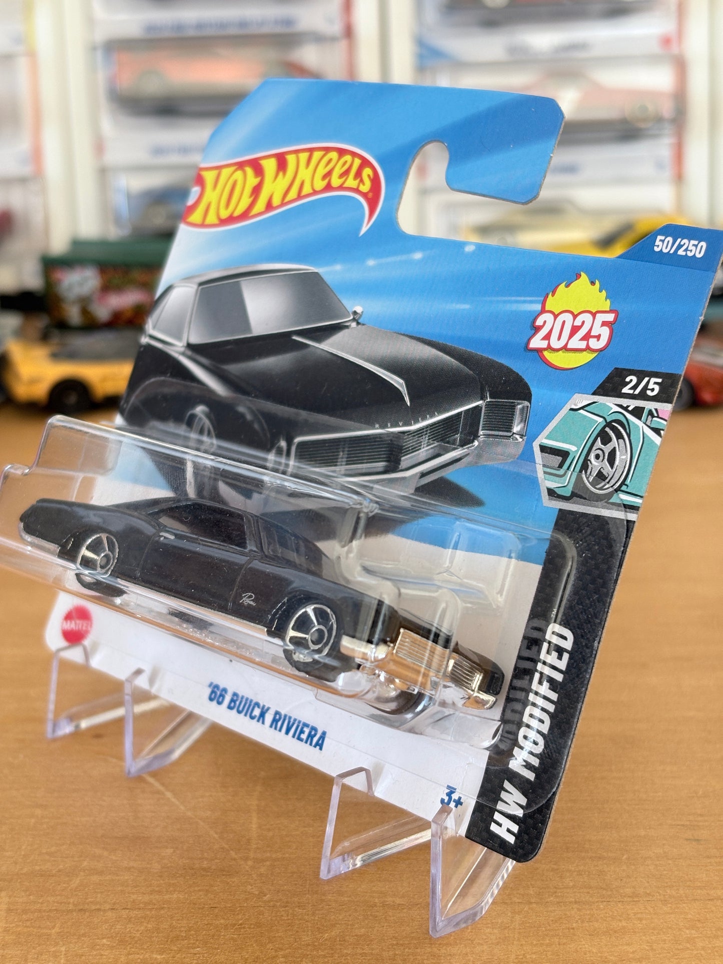 Hot Wheels '66 Buick Riviera | 2025 HW Modified 2/5 (Short Card) BLACK