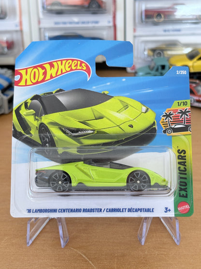 Hot Wheels '16 Lamborghini Centenario Roadster | 2026 HW Exoticars 1/10 (Short Card)