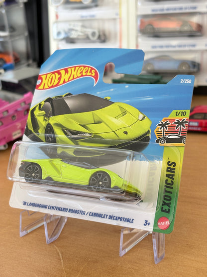Hot Wheels '16 Lamborghini Centenario Roadster | 2026 HW Exoticars 1/10 (Short Card)