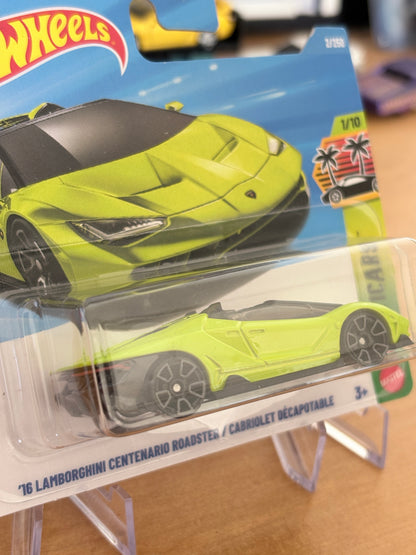 Hot Wheels '16 Lamborghini Centenario Roadster | 2026 HW Exoticars 1/10 (Short Card)