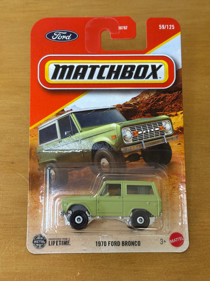 Matchbox Mainline / 1970 Ford Bronco / 2025 59/125 Ford Official