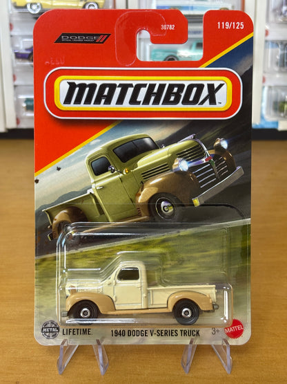 Matchbox Mainline / 1940 Dodge V-Series Truck / 2025 119/125 Dodge Official