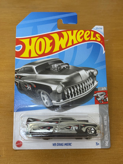 Hot Wheels Mainline / '49 Drag Merc / 2024 HW Rolling Metal 2/5