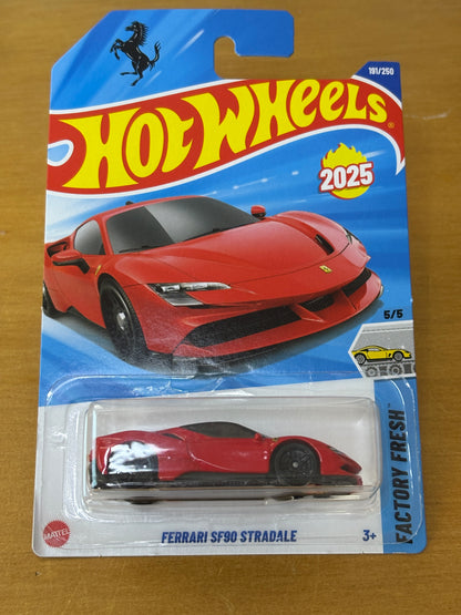 Hot Wheels Mainline / Ferrari SF90 Stredale / 2025 HW: Factory Fresh 5/5
