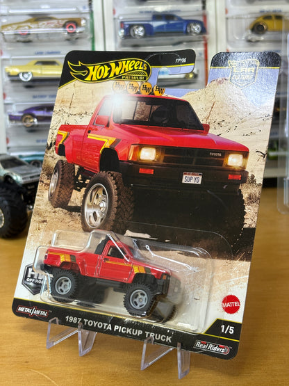 Hot Wheels Premium / 1987 Toyota Pickup Truck / 2024 HW Off Road Car Culture 1/5