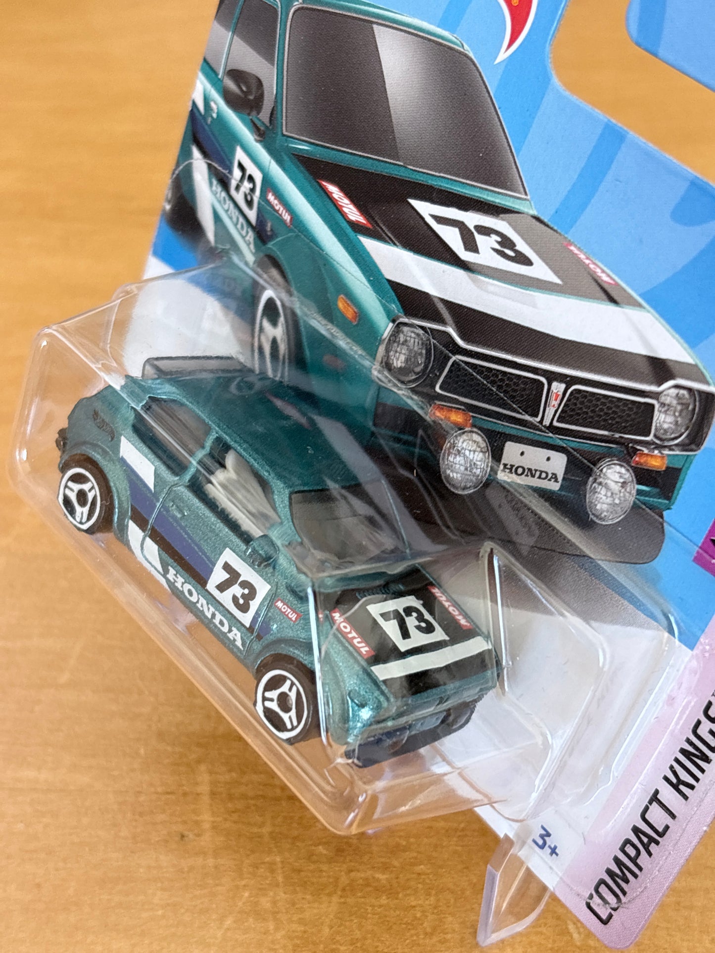 Hot Wheels '73 Honda Civic Custom | 2023 Compact Kings 4/5 Short Card
