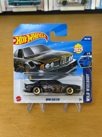Hot Wheels Mainline / BMW 635 CSi / 2025 Wild Widebody 1/5 Short Card