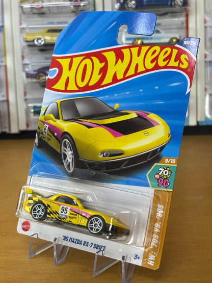 Hot Wheels Mainline / '95 Mazda RX-7 Drift / 2025 HW: 70's vs. 90's 9/10