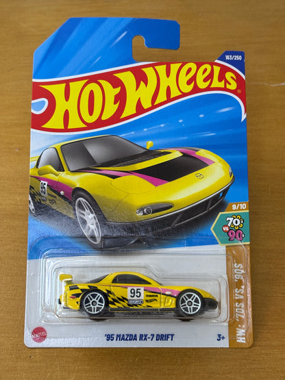 Hot Wheels Mainline / '95 Mazda RX-7 Drift / 2025 HW: 70's vs. 90's 9/10