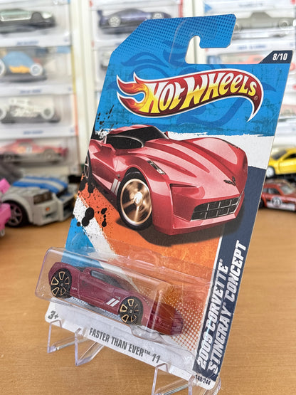 Hot Wheels 2009 Corvette Stingray Concept | Faster than Ever 8/10