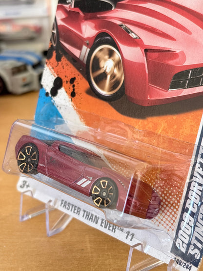 Hot Wheels 2009 Corvette Stingray Concept | Faster than Ever 8/10