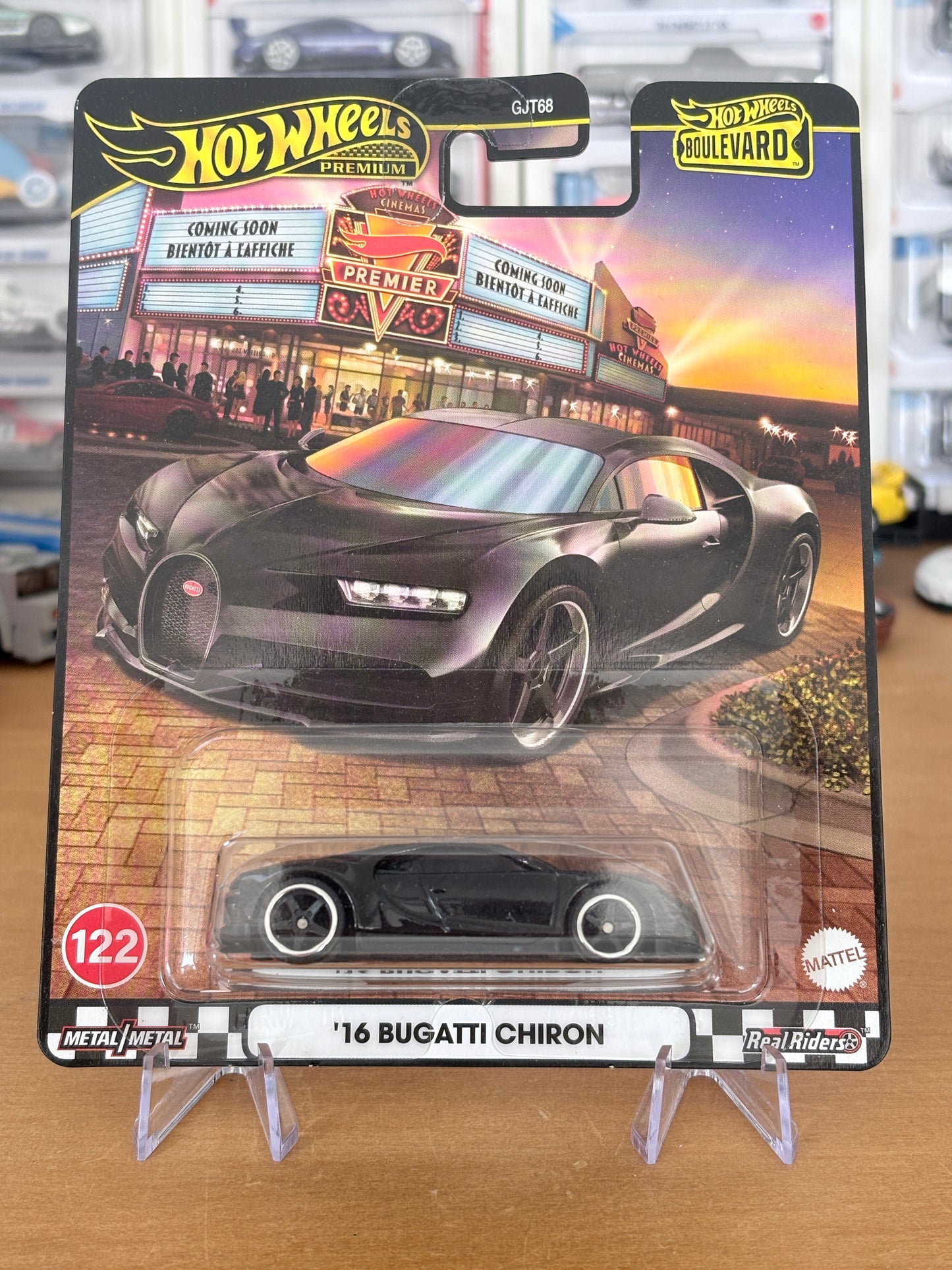 Hot Wheels '16 Bugatti Chiron Boulevard #122 Premium Diecast