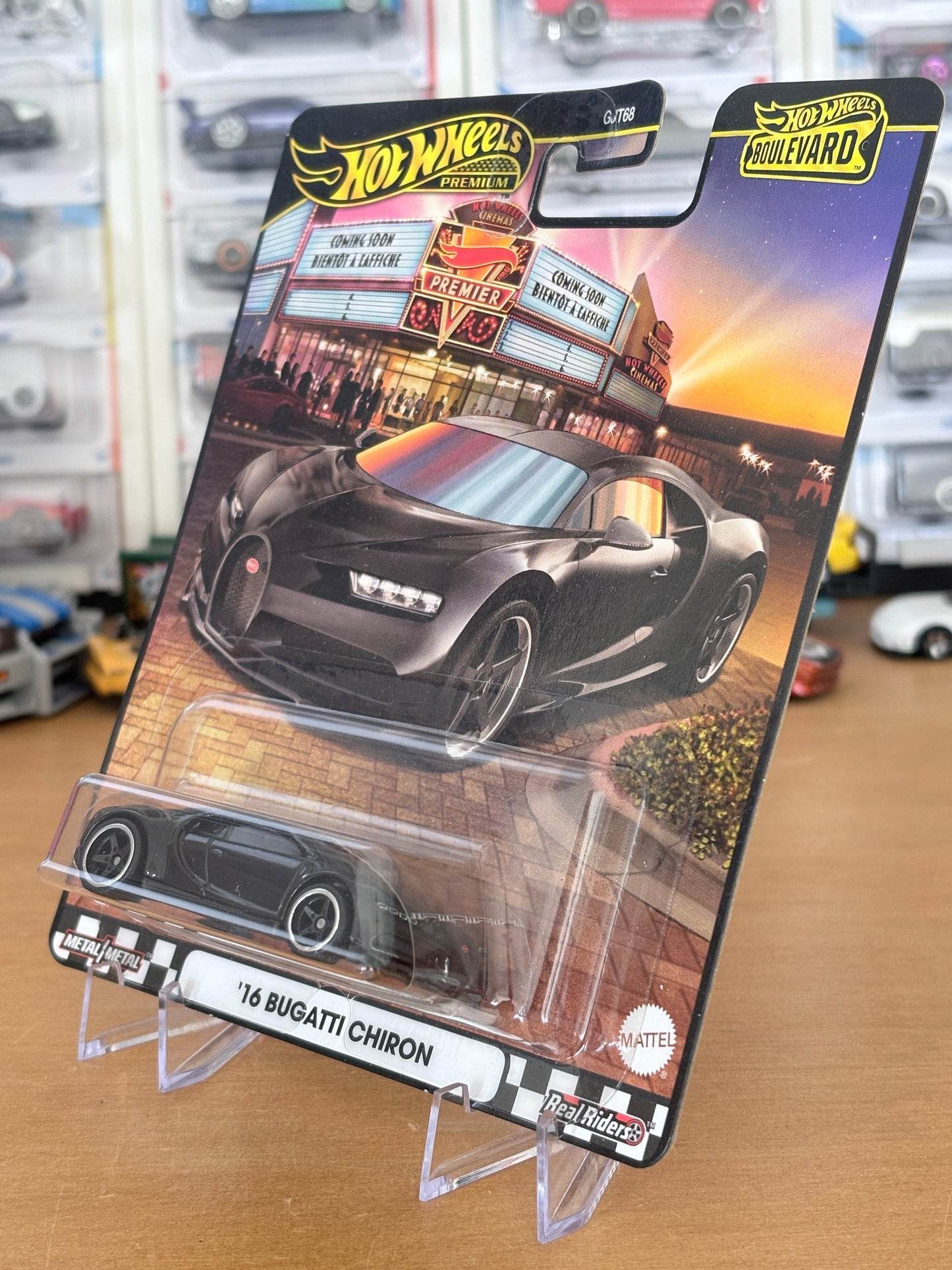 Hot Wheels '16 Bugatti Chiron Boulevard #122 Premium Diecast