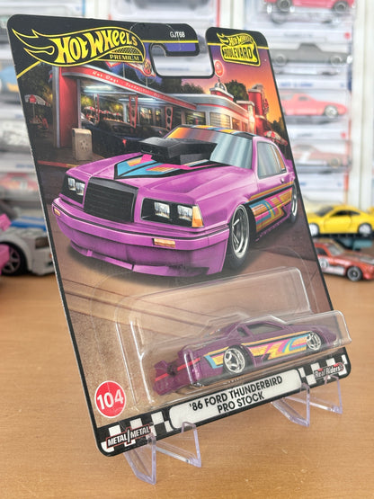 Hot Wheels '86 Ford Thunderbird Pro Stock Boulevard #104 Premium Diecast