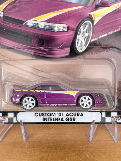 Hot Wheels Custom '01 Acura Integra GSR Boulevard #107 Premium Diecast
