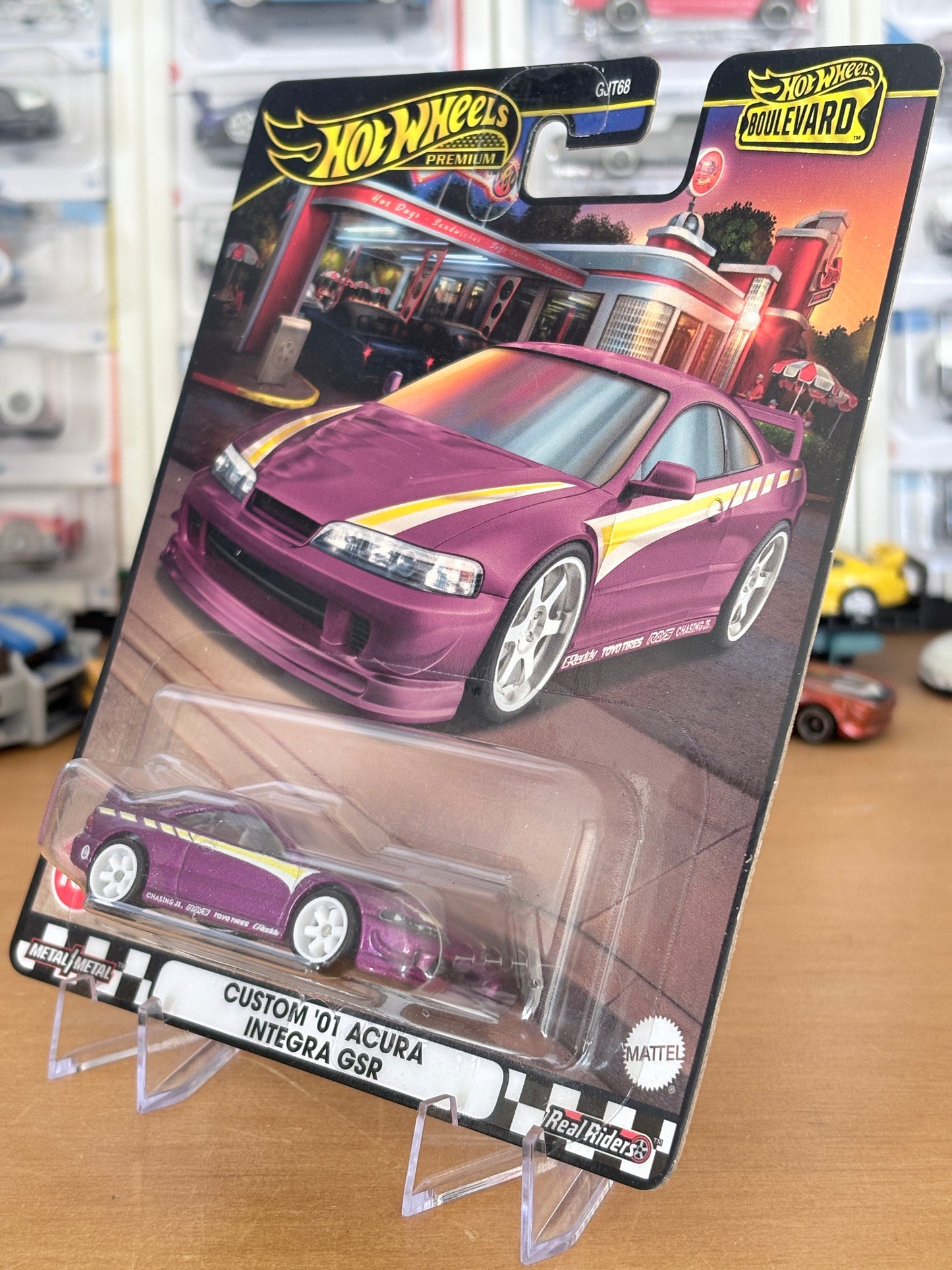 Hot Wheels Custom '01 Acura Integra GSR Boulevard #107 Premium Diecast