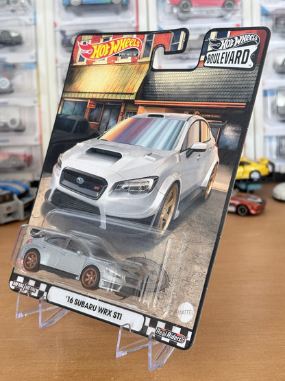 Hot Wheels '16 Subaru WRX STI Boulevard #63 Premium Diecast