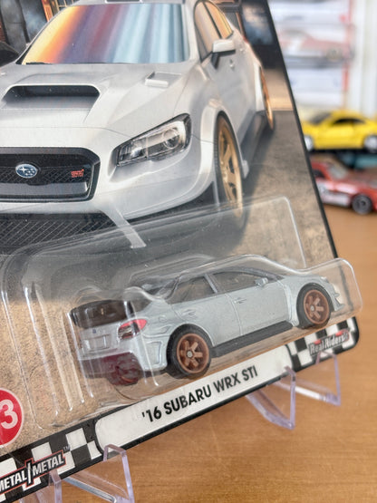 Hot Wheels '16 Subaru WRX STI Boulevard #63 Premium Diecast