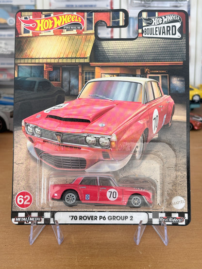 Hot Wheels '70 Rover P6 Group 2 Boulevard #62 Premium Diecast