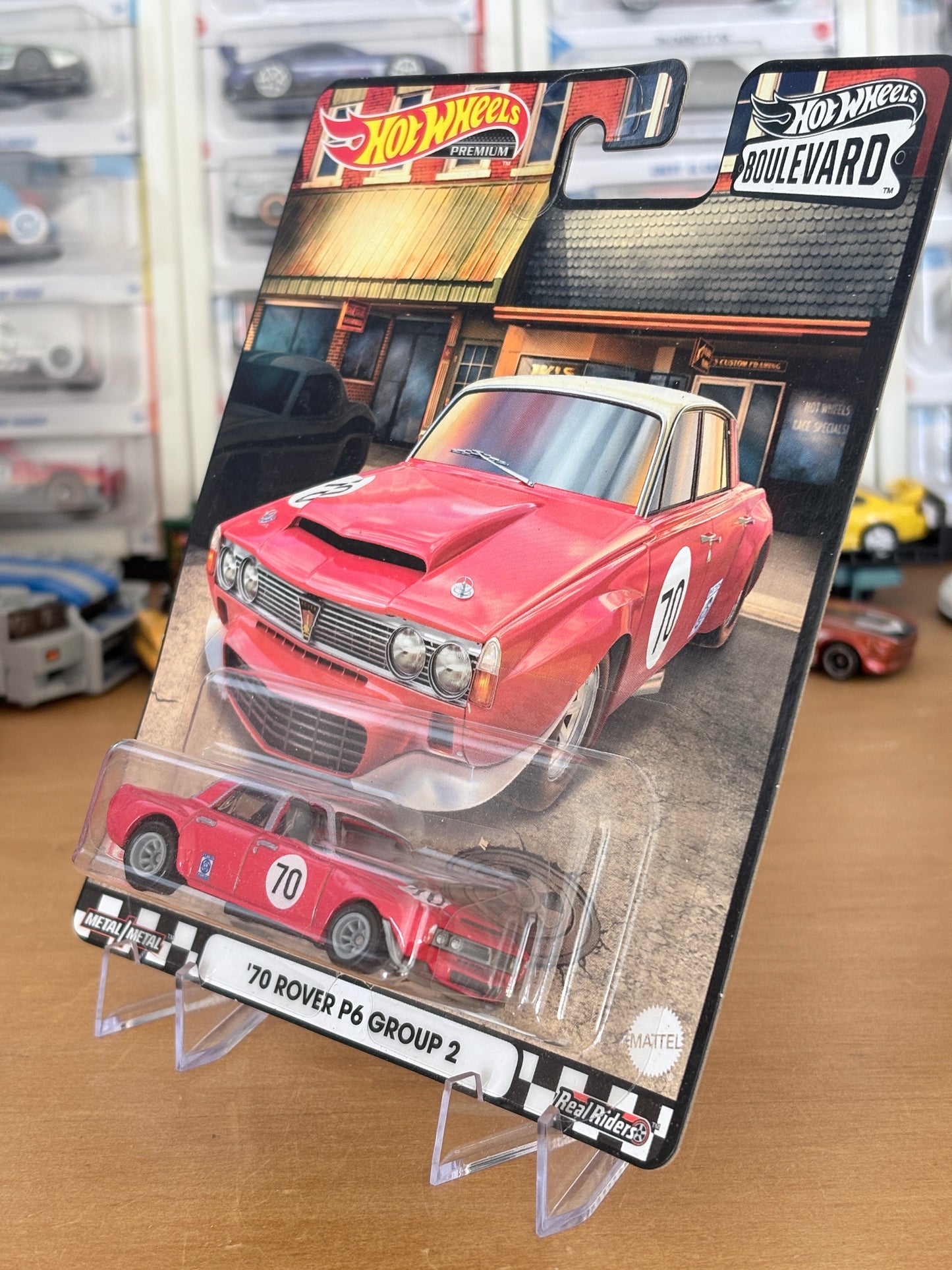 Hot Wheels '70 Rover P6 Group 2 Boulevard #62 Premium Diecast