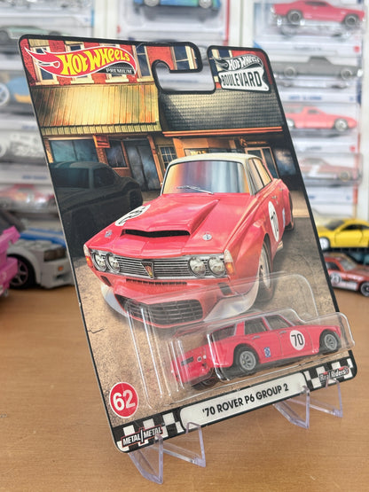 Hot Wheels '70 Rover P6 Group 2 Boulevard #62 Premium Diecast