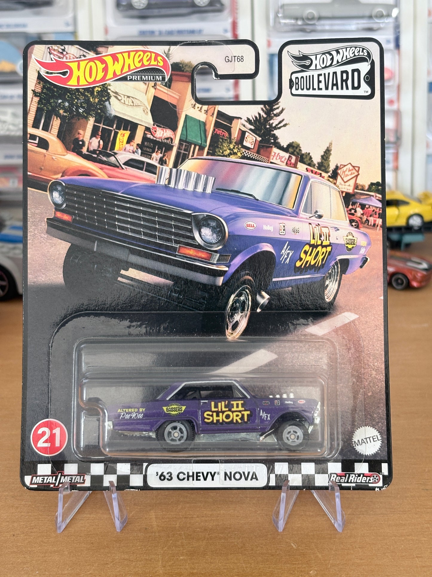 Hot Wheels '63 Chevy Nova Boulevard #21 Premium Diecast