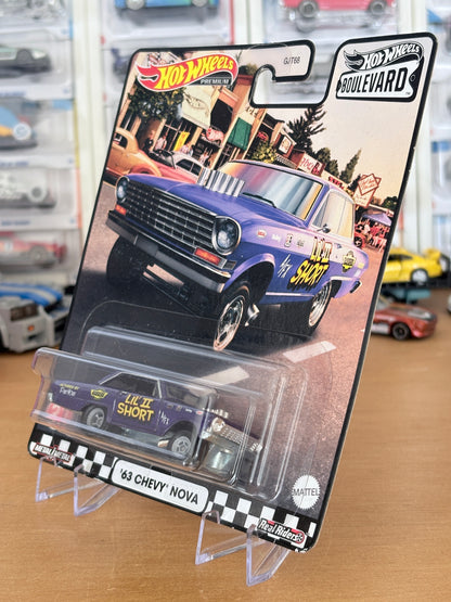 Hot Wheels '63 Chevy Nova Boulevard #21 Premium Diecast