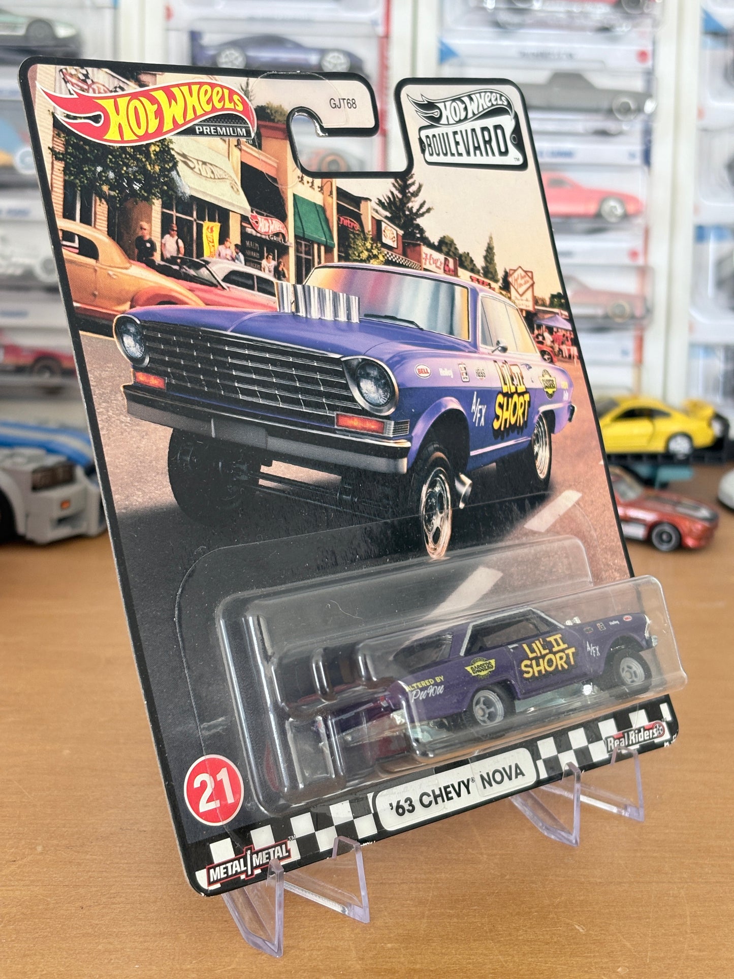 Hot Wheels '63 Chevy Nova Boulevard #21 Premium Diecast