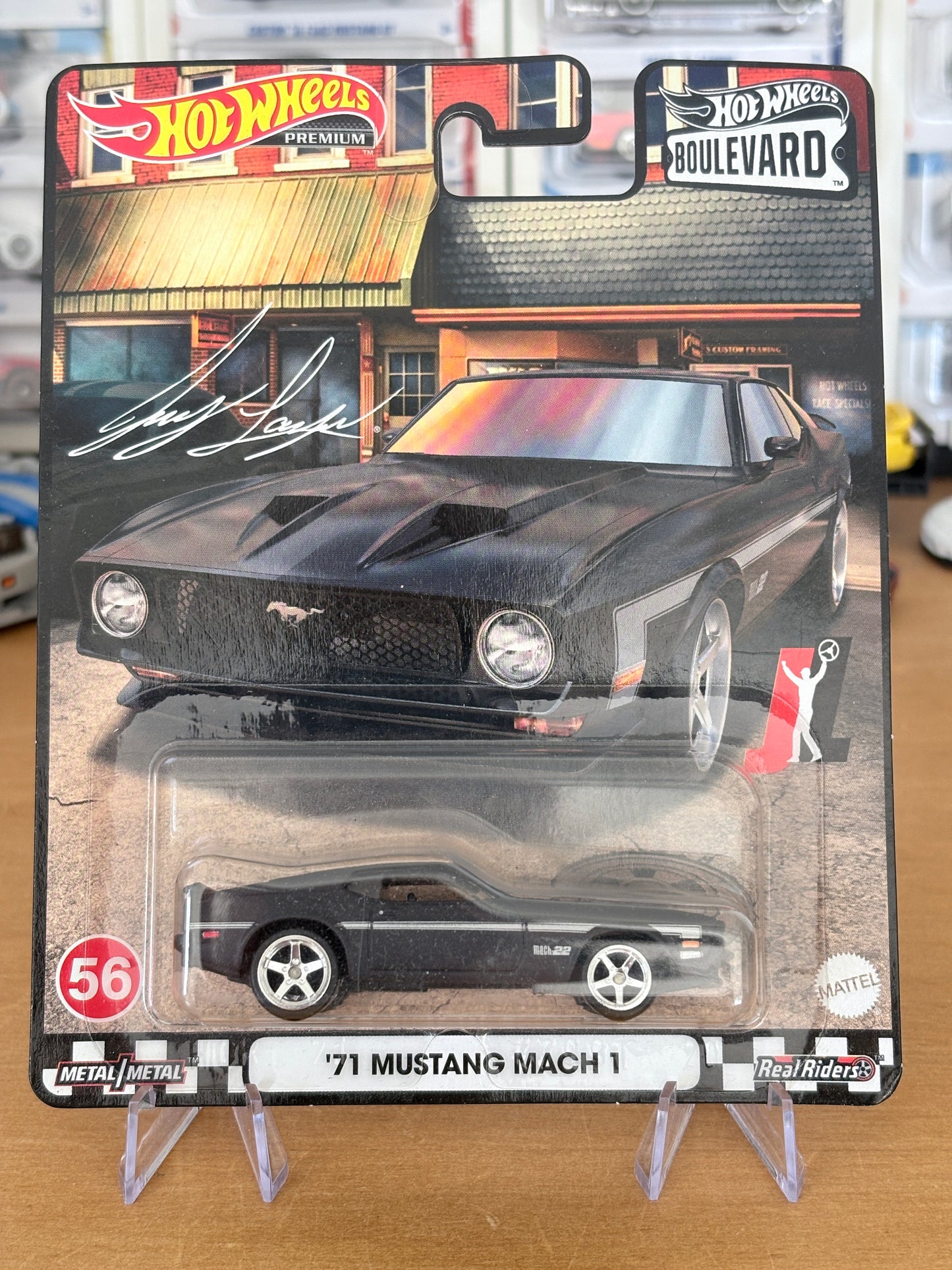Hot Wheels '71 Mustang Mach 1 Boulevard #56 Premium Diecast