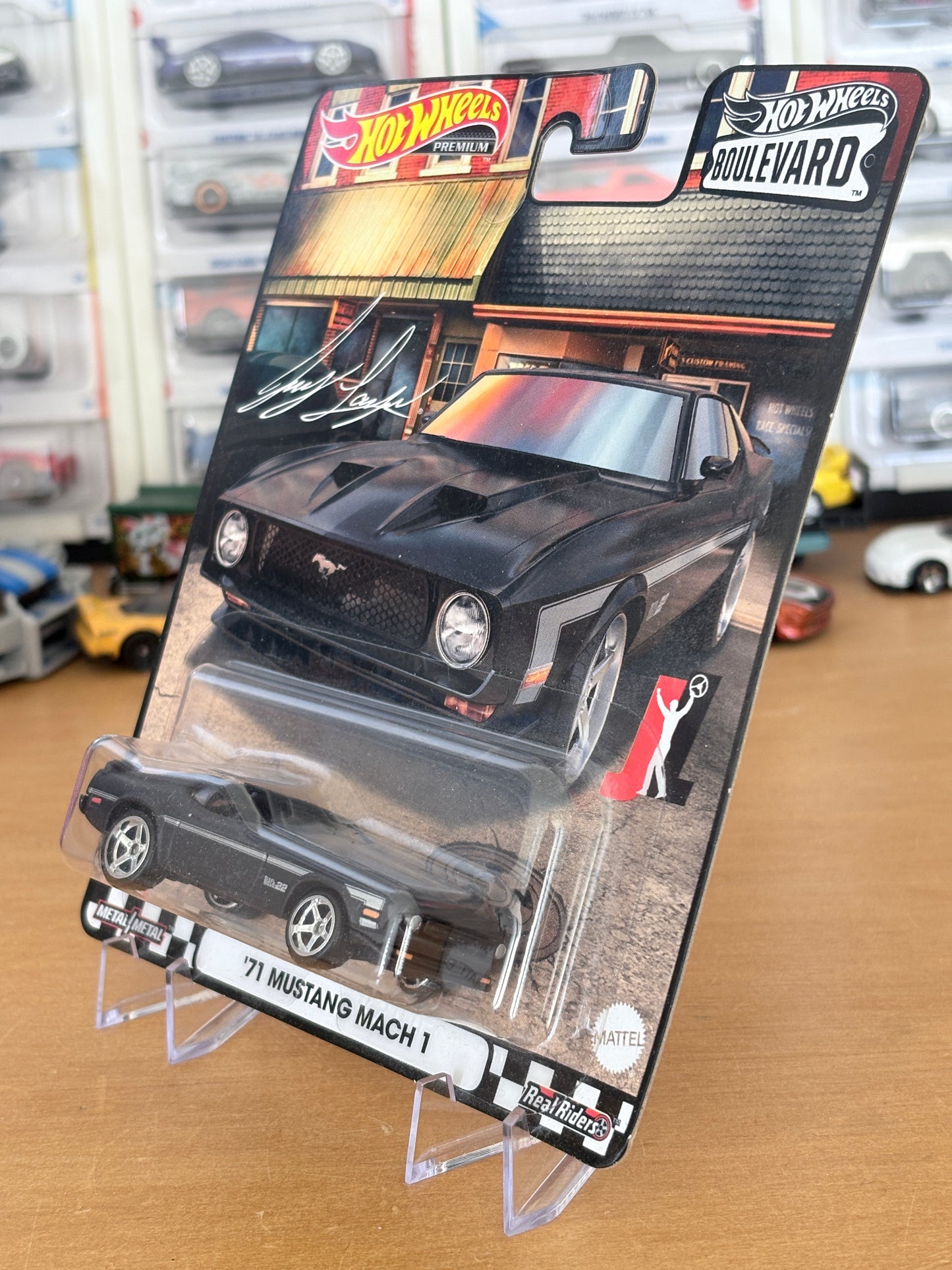 Hot Wheels '71 Mustang Mach 1 Boulevard #56 Premium Diecast
