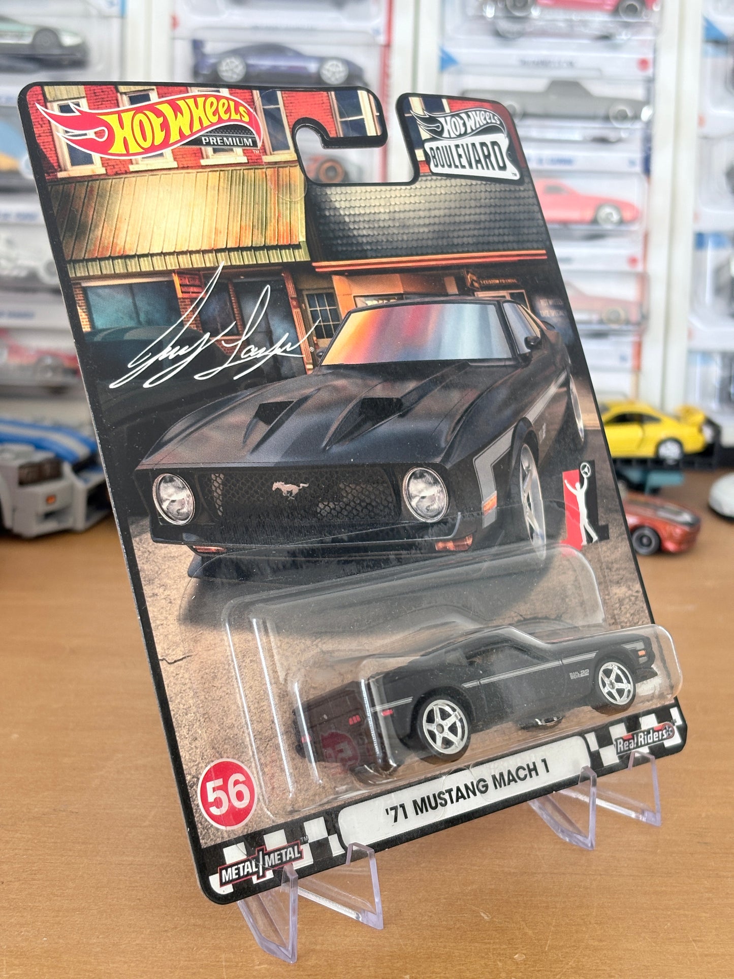 Hot Wheels '71 Mustang Mach 1 Boulevard #56 Premium Diecast