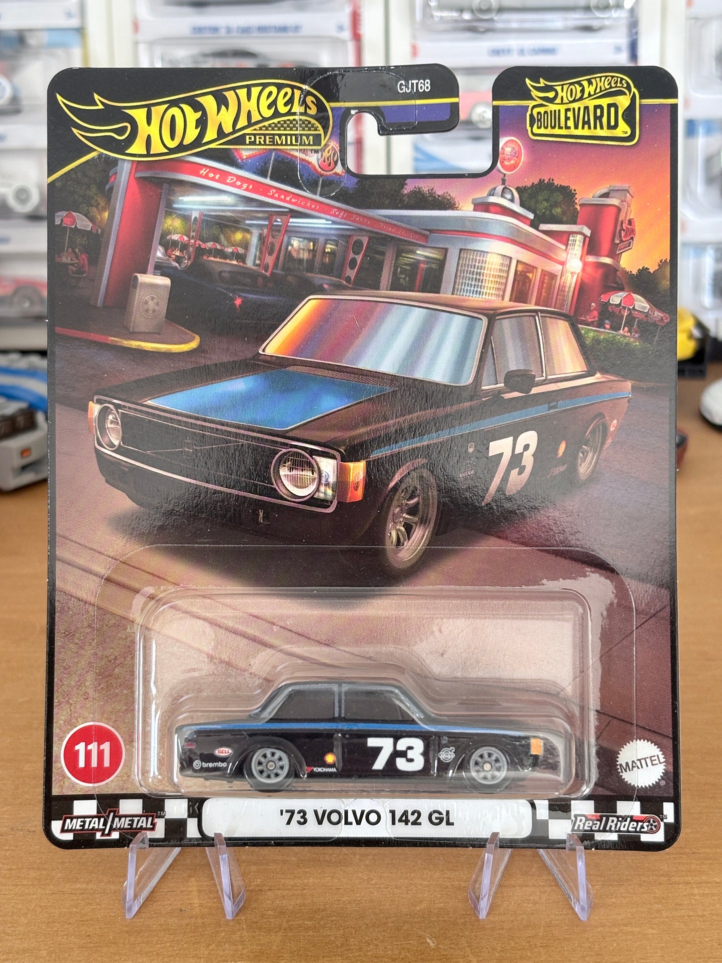 Hot Wheels '73 Volvo 142 GL Boulevard #111 Premium Diecast
