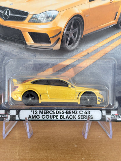 Hot Wheels '12 Mercedes-Benz C 63 AMG Coupe Black Series Boulevard #76 Premium Diecast