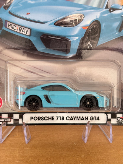 Hot Wheels Porsche 718 Cayman GT4 Boulevard #93 Premium Diecast