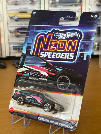Hot Wheels Silver Series / Toyota AE-86 Corolla / 2025 Neon Speeders Mix 2 4/8