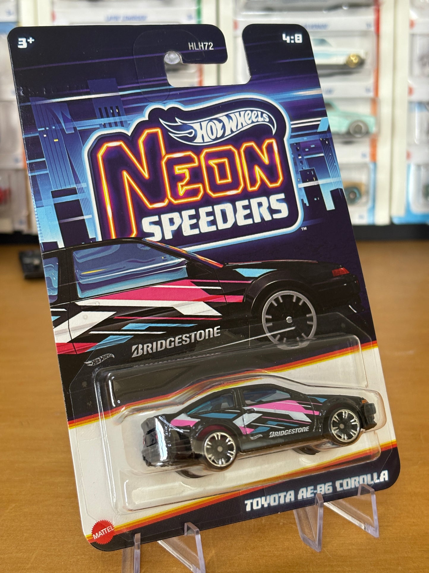 Hot Wheels Silver Series / Toyota AE-86 Corolla / 2025 Neon Speeders Mix 2 4/8