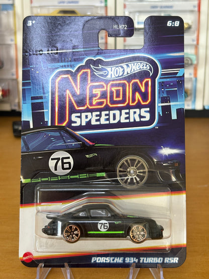 Hot Wheels Silver Series / Porsche 934 Turbo RSR / 2025 Neon Speeders Mix 2 6/8