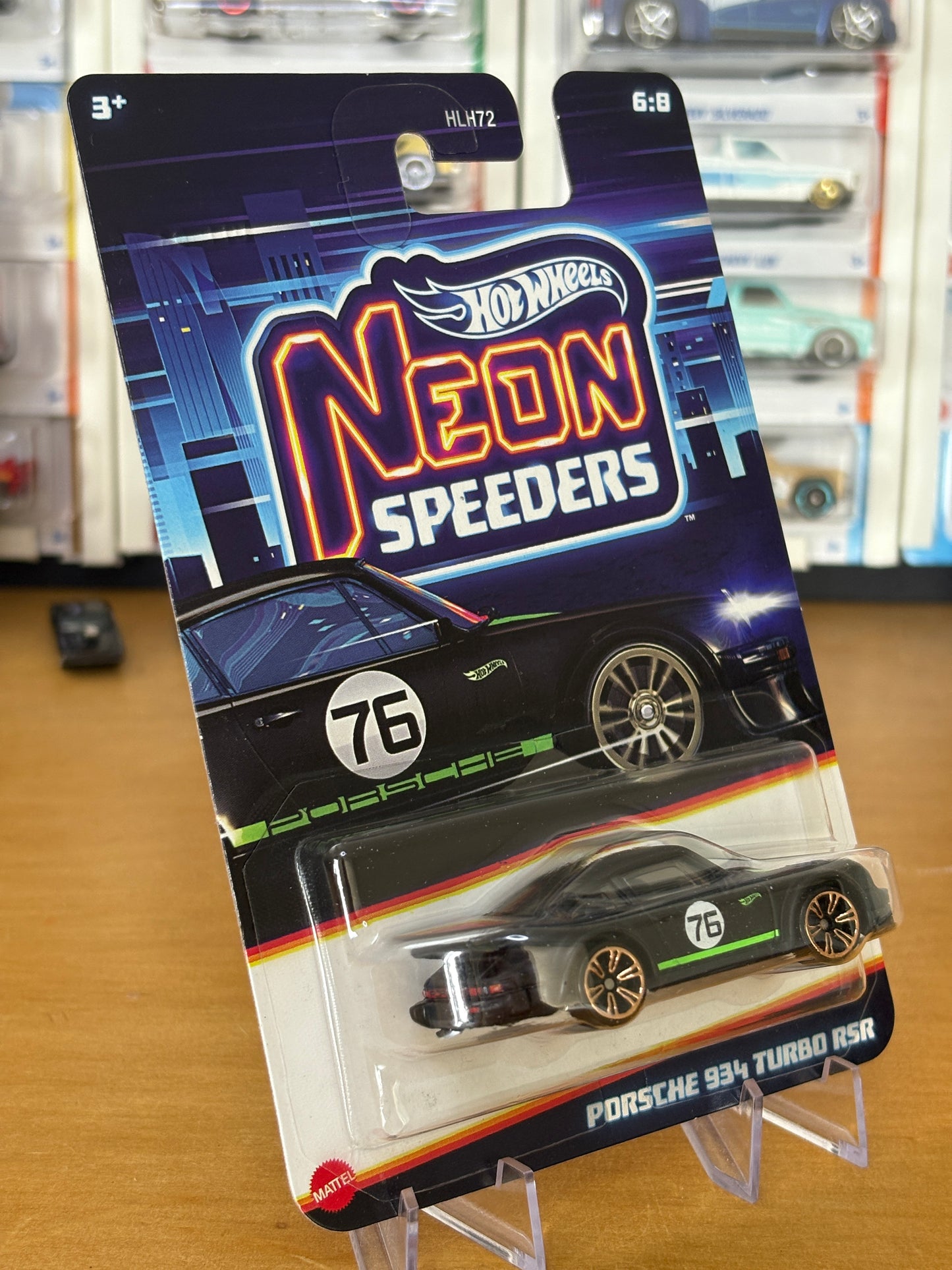 Hot Wheels Silver Series / Porsche 934 Turbo RSR / 2025 Neon Speeders Mix 2 6/8