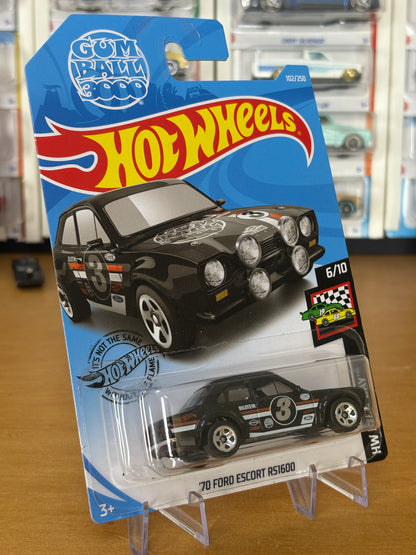 Hot Wheels Mainline / '70 Ford Escort RS1600 / 2018 HW Race Day 6/10 GUMBALL 3000