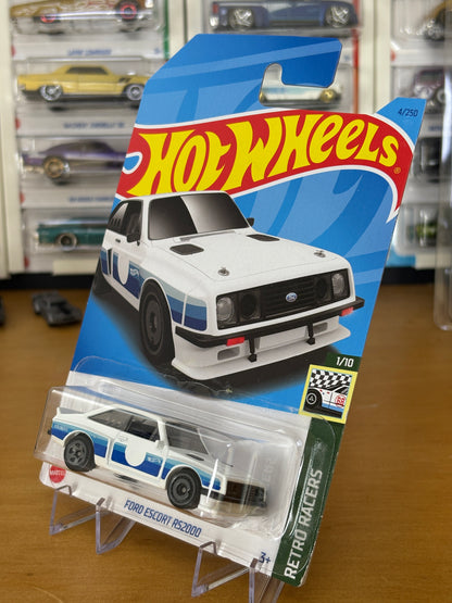 Hot Wheels Mainline / Ford Escort RS2000/ 2021 Retro Racers 1/10 WHITE