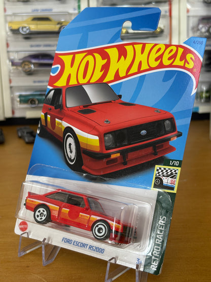 Hot Wheels Mainline / Ford Escort RS2000/ 2021 Retro Racers 1/10 RED