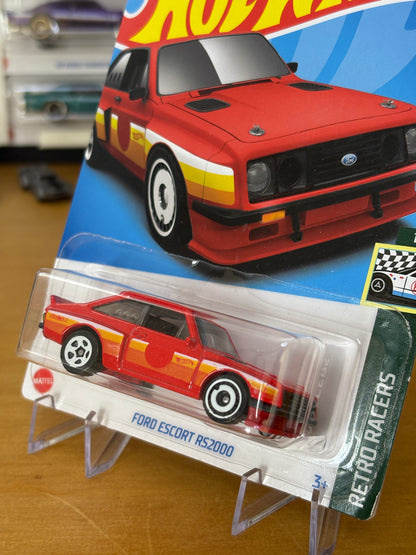 Hot Wheels Mainline / Ford Escort RS2000/ 2021 Retro Racers 1/10 RED