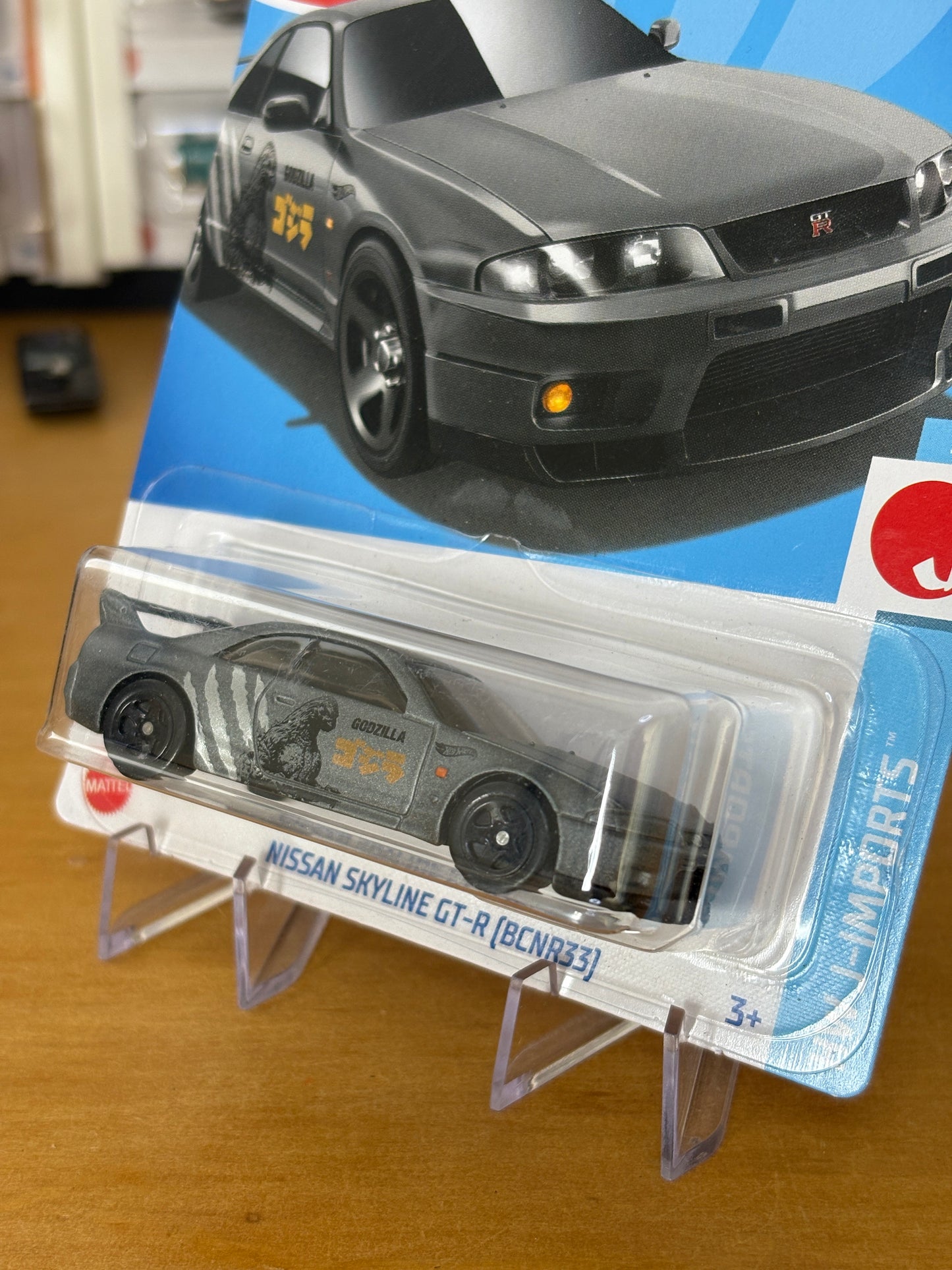 Hot Wheels Mainline / Nissan Skyline GT-R (BCNR33) GODZILLA / 2024 HW J-Imports 5/10